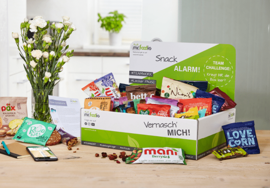Snackaufsteller und gesunde Snacks für Geschäftsräume